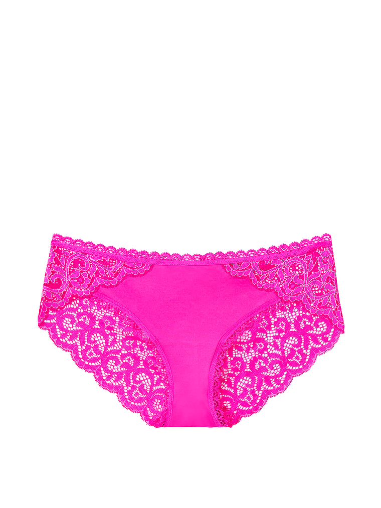 VictoriasSecret Lace Solid Bikini Panty. 1