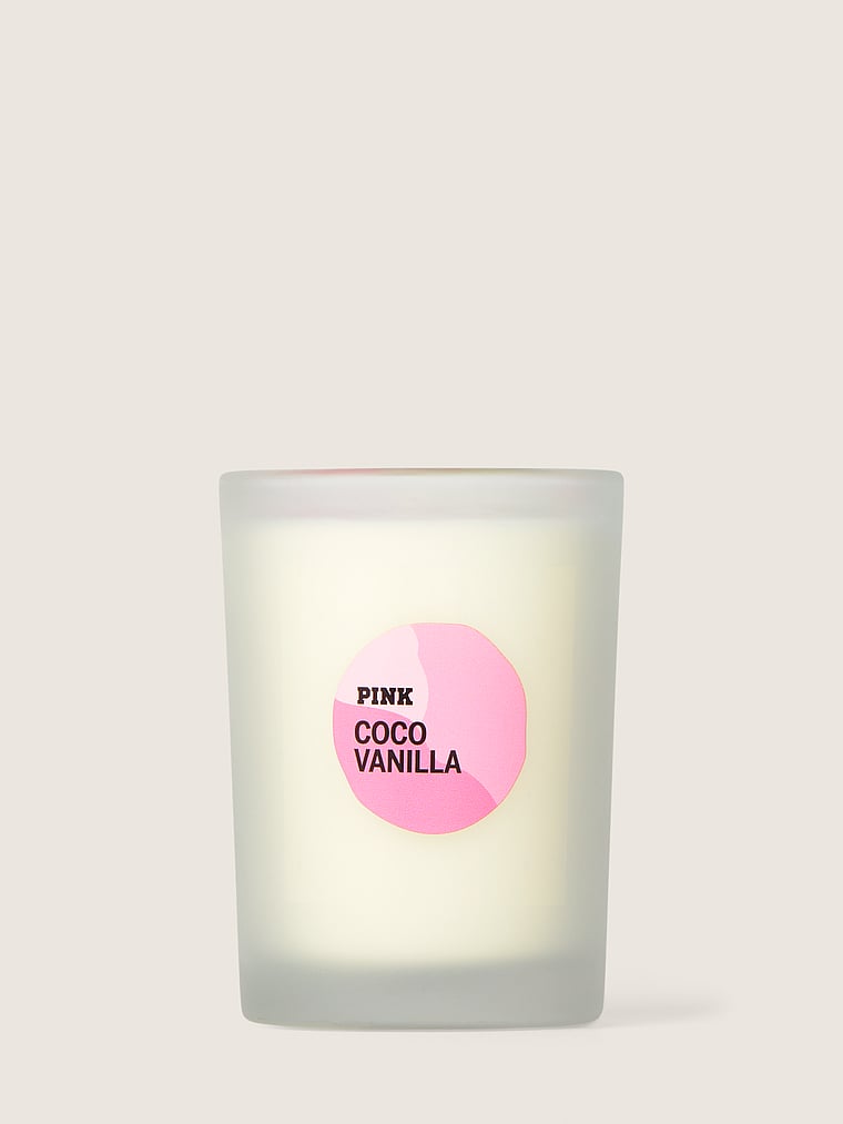 Coco Vanilla Scented Candle - Beauty - PINK