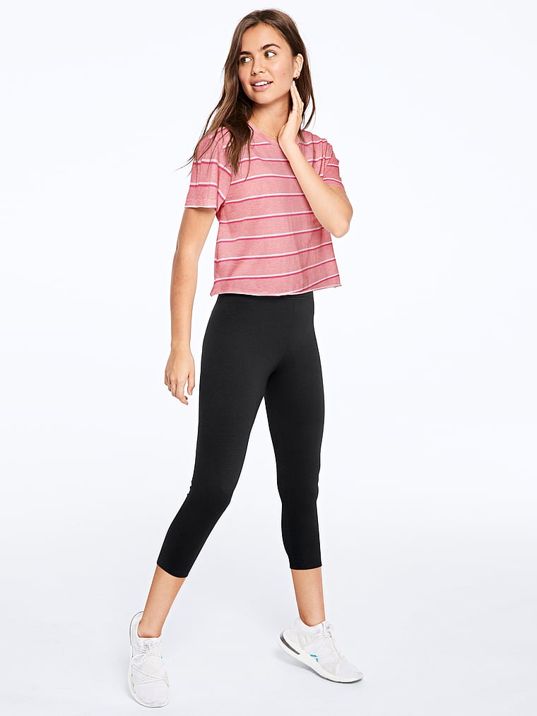 Crop Legging - PINK - pink