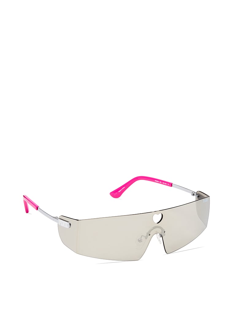 pink shield sunglasses