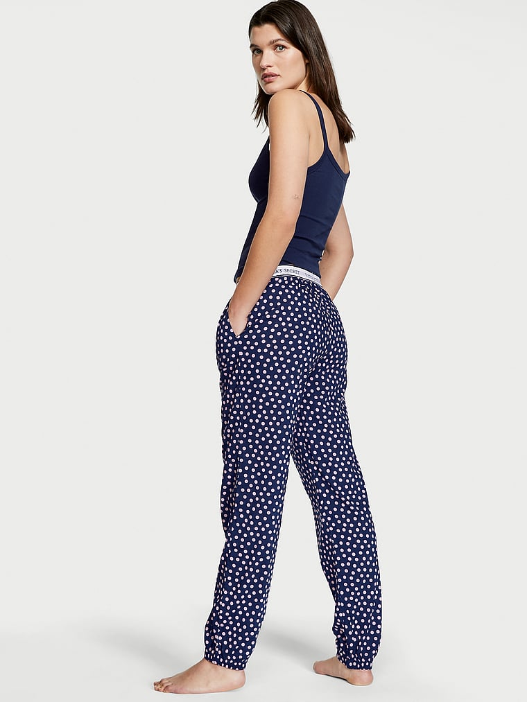 Cotton Tank Jogger Pajama Set 