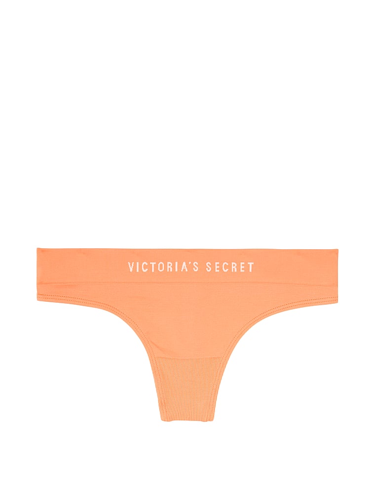 VictoriasSecret Seamless Thong Panty - 11128569-4CBL