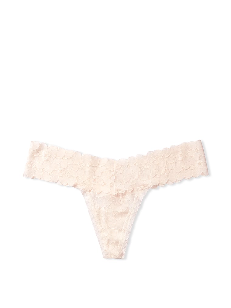 Floral Lace Thong Panty