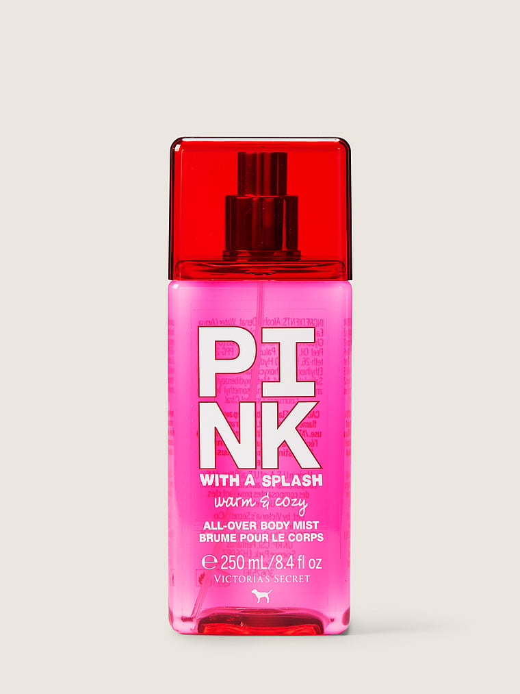 VICTORIA'S SECRET PINK WITH A SPLASH ALL OVER BODY MIST SPRAY FULL SIZE -  PICK 1