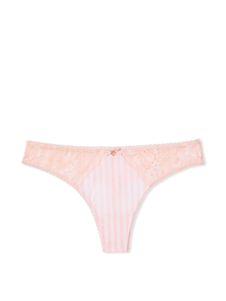 Smooth & Lace Thong Panty - Panties - Victoria's Secret