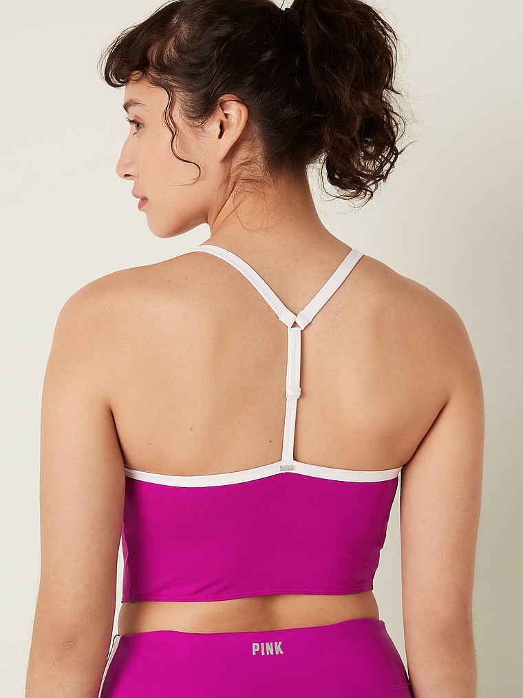 Victoria's Secret PINK - Dreamy print 💭in our Ultimate Front-Zip Push-Up  Sports Bra ✔️
