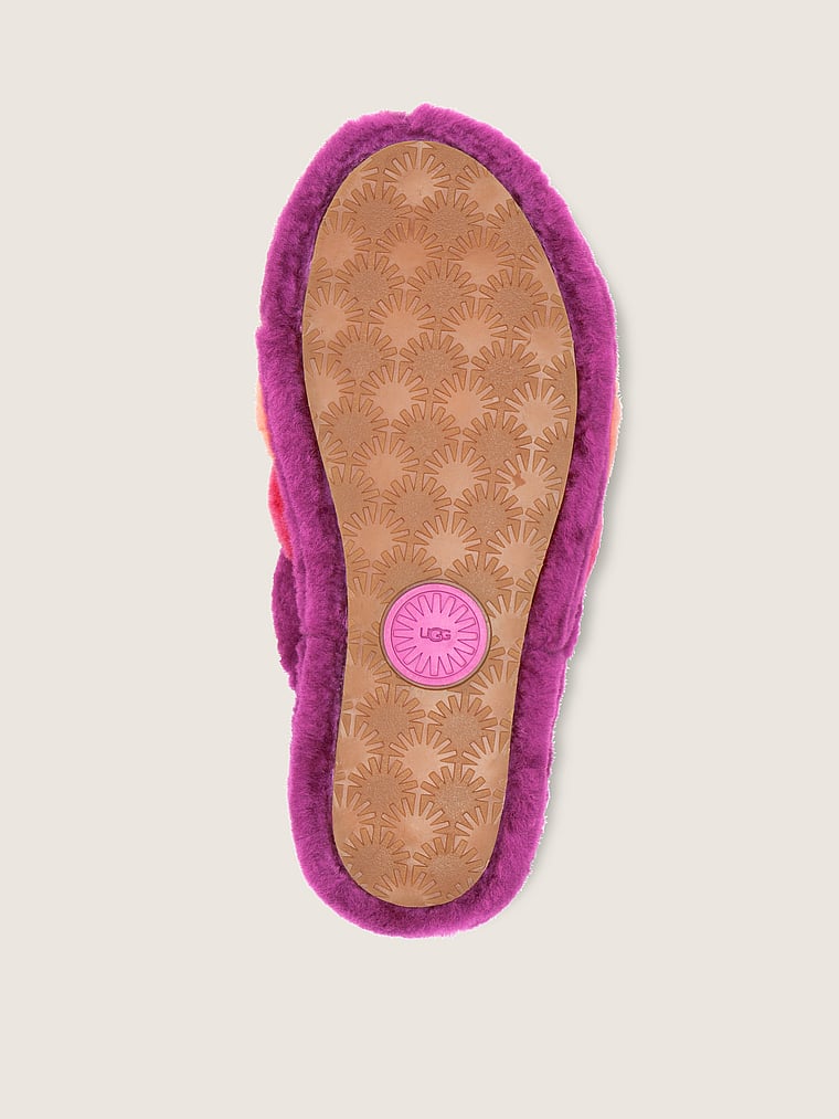 ugg fluff slide pink