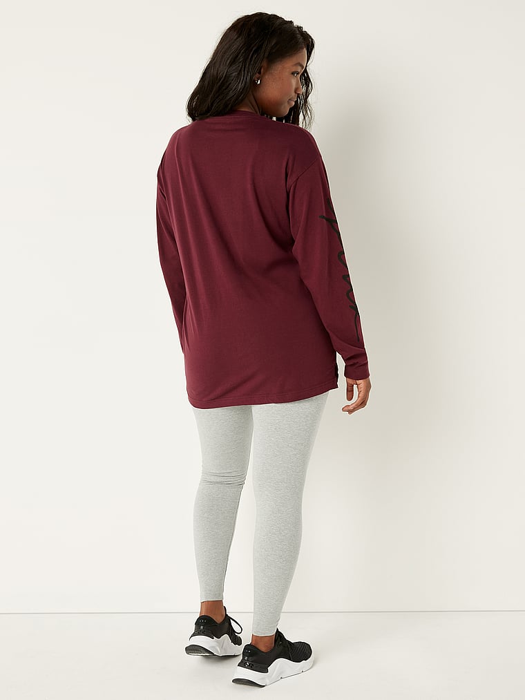 Pink cotton high waisted legging Clearance