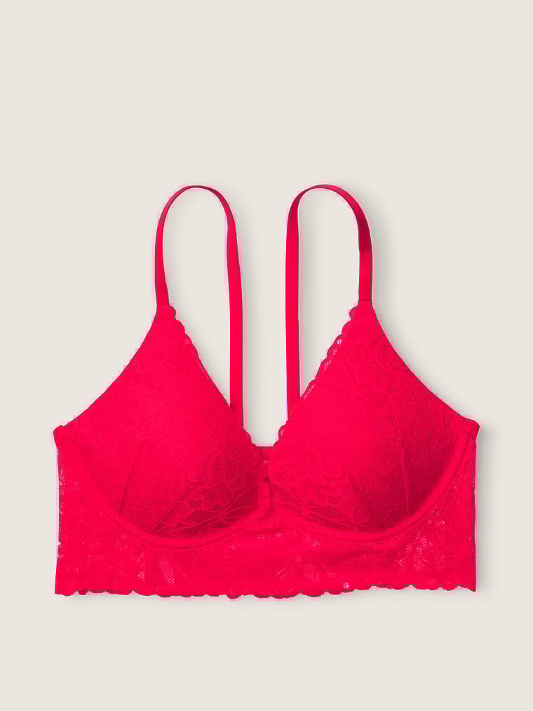 Pink wireless push up bralette Clearance