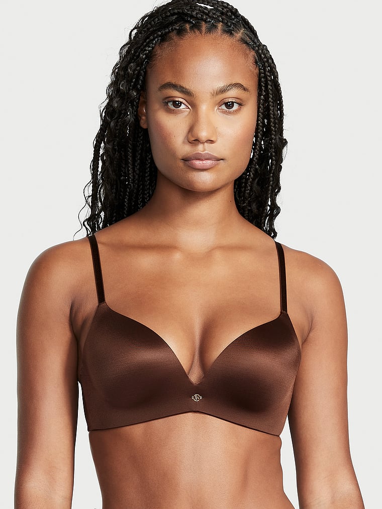 Victoria's Secret, Very Sexy So Obsessed Smooth Wireless Push-Up Bra, onModelFront, 3 of 4