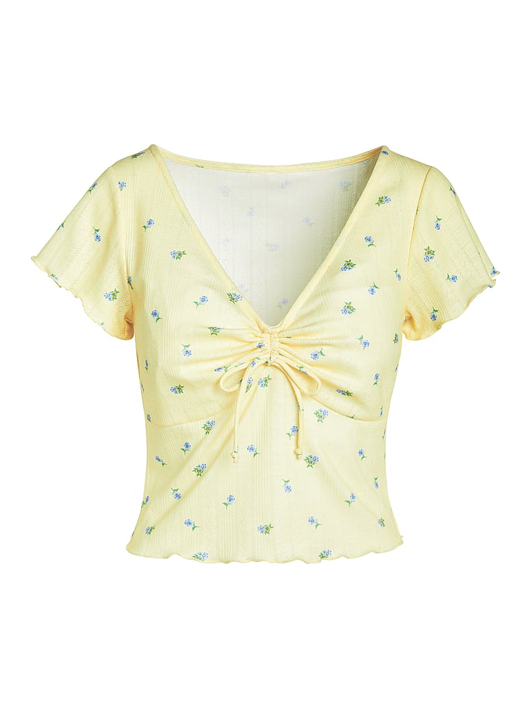 Blossom Pointelle Top For Love Lemons Vs
