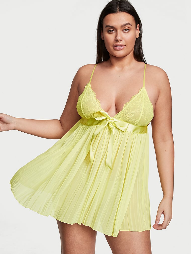 Cuota de admisión Microprocesador Hábil Pleated Babydoll - Sleep & Lingerie - Victoria's Secret