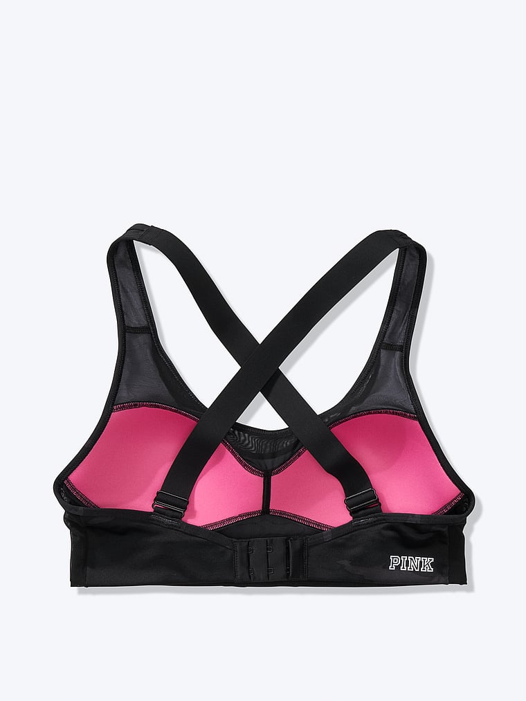 Pink Victoria's Secret Yoga Ultimate Unlined Sports Bra Top Athletic NWT 