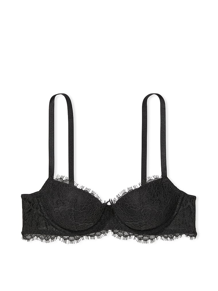 Lightly Lined Lace Demi Bra - Dream Angels - vs