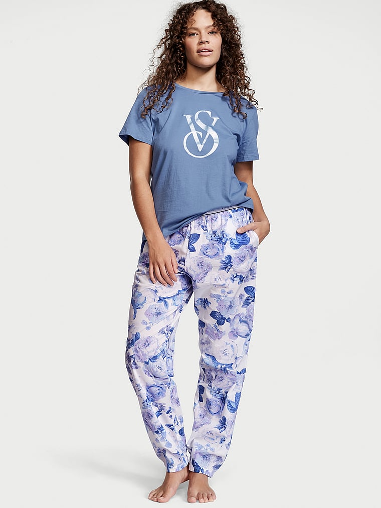 Cotton Jogger Tee-jama - Victoria's 