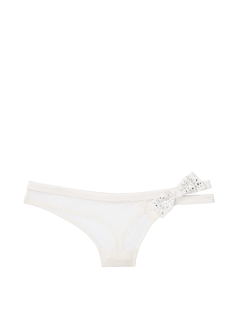 VictoriasSecret Keyhole & Ribbon Thong Panty 1116374634Y5