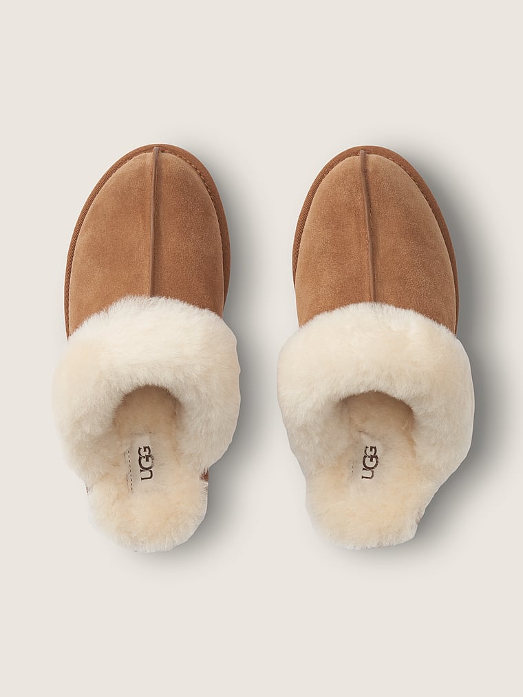 UGG® Scuffette II Slippers, Chestnut, offModelBack, 2 of 3