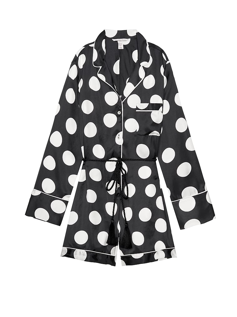 Ls Satin Piped Romper Victoria S Secret Vs