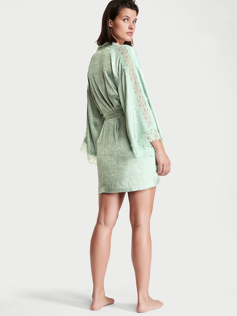 Buy Jacquard Flounce Robe, - Order undefined online - Victoria's Secret US