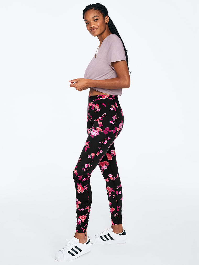victoria secret pink floral leggings