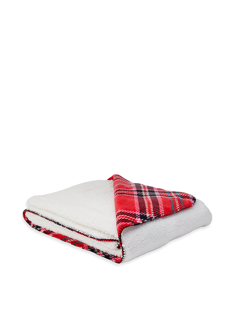 Plaid Sherpa Blanket