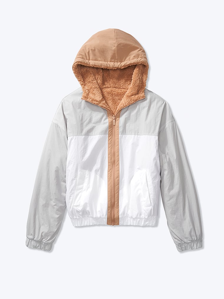 Reversible Teddy Jacket - PINK - pink