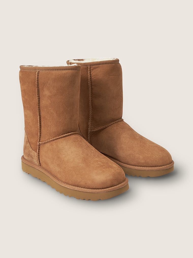 UGG® CLASSIC SHORT II, Chestnut, offModelFront, 1 of 3