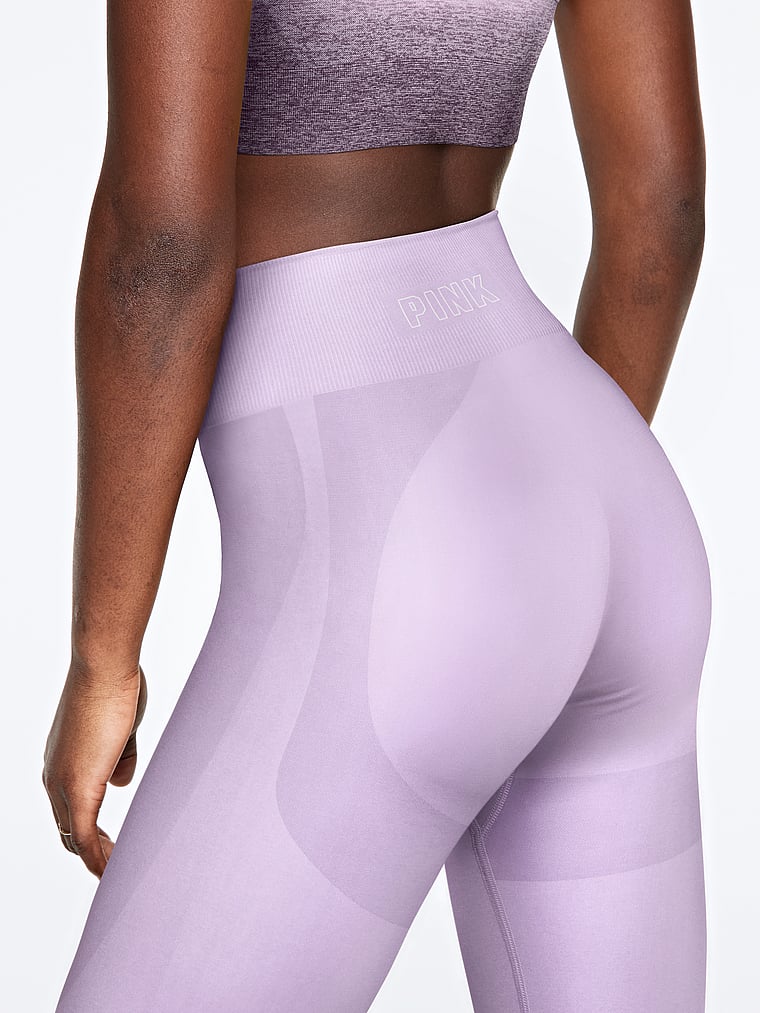 pink seamless workout tight