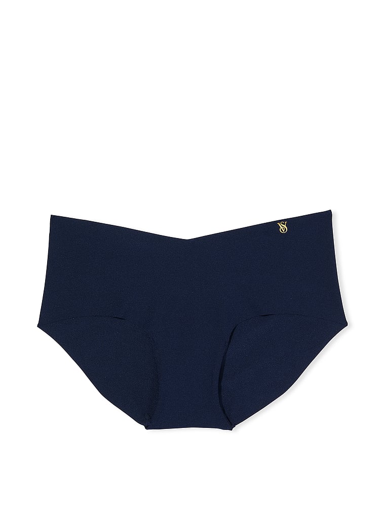 Victoria's Secret, No-Show No-Show Hiphugger Panty, Noir Navy, offModelFront, 3 of 3
