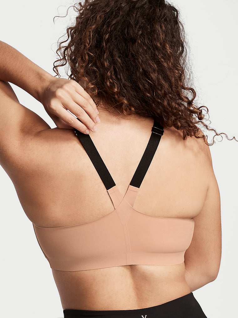 Vctora Secret Knockout Sports Bra n Black wth a Front Closure