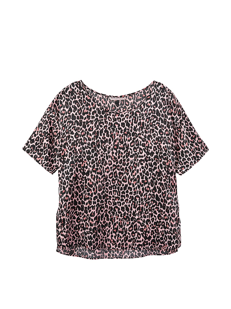 Washable Silk Oversized PJ T-Shirt 
