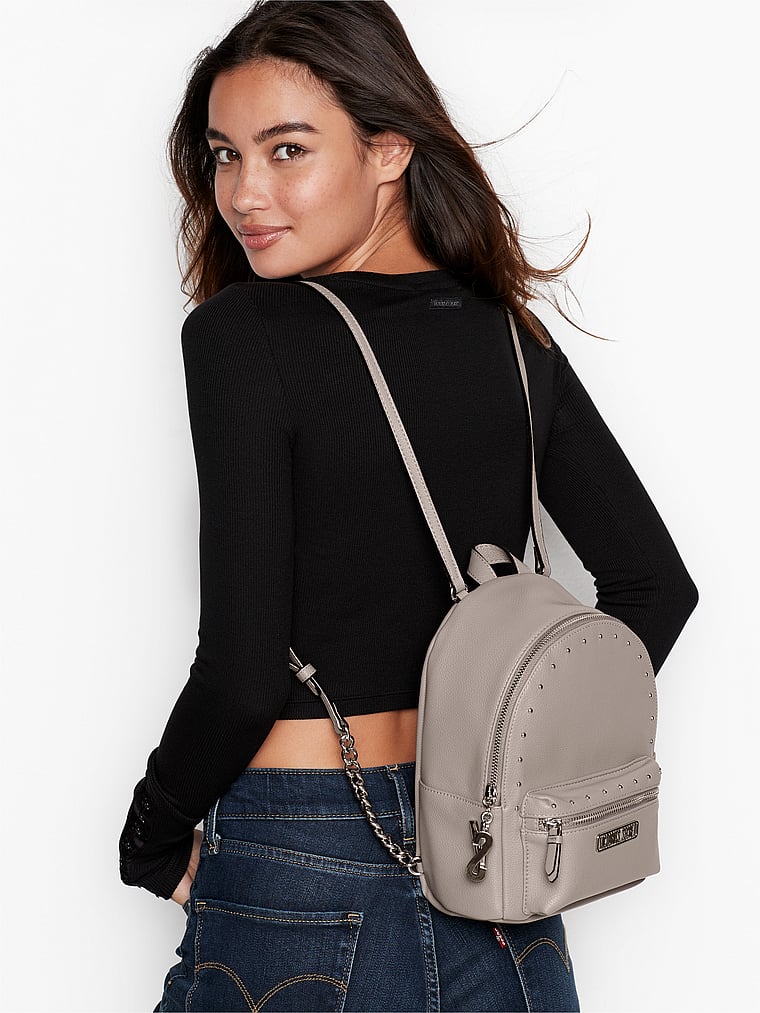 VictoriasSecret Studded Small City Backpack. 4
