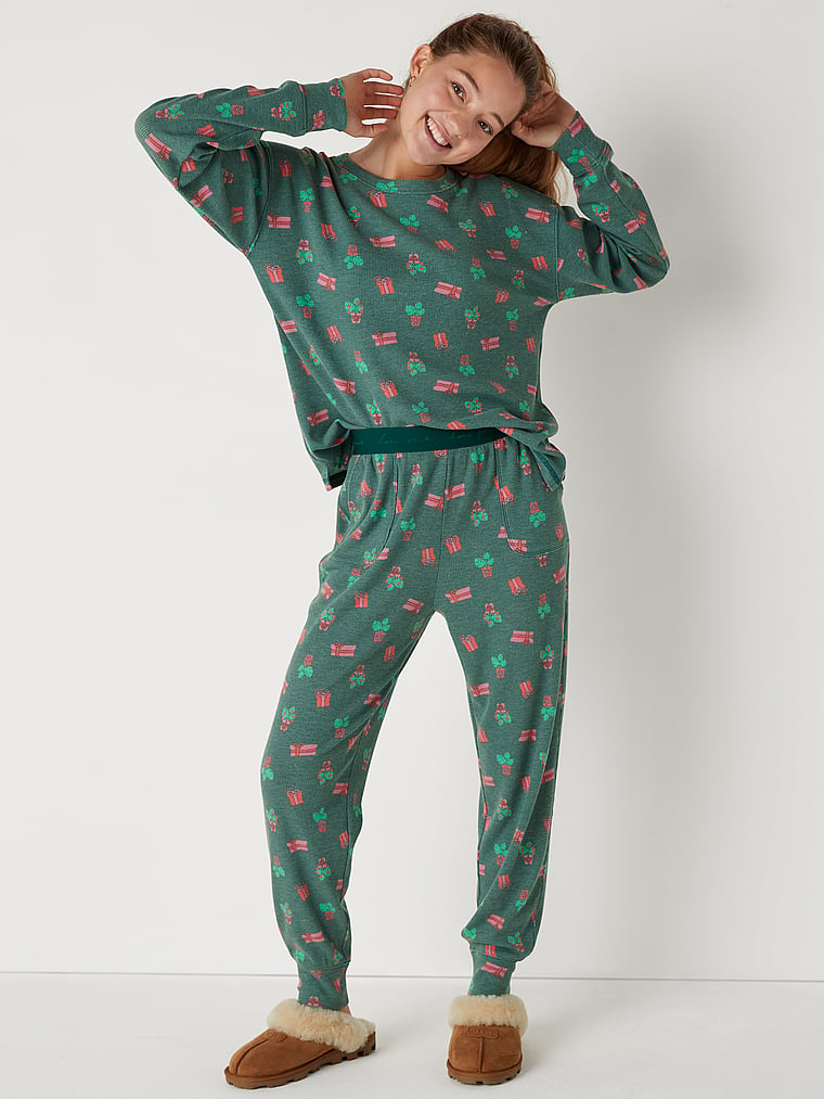Thermal Jogger Sleep Set - PINK - pink