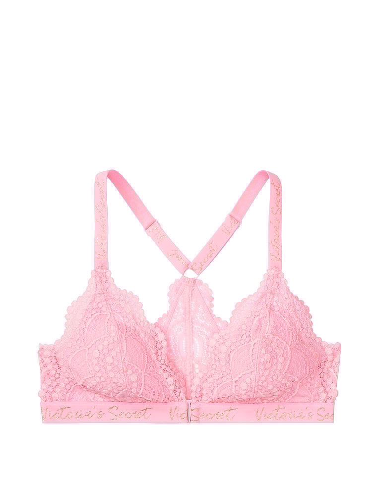 VictoriasSecret Velvet Front-close Bralette. 1