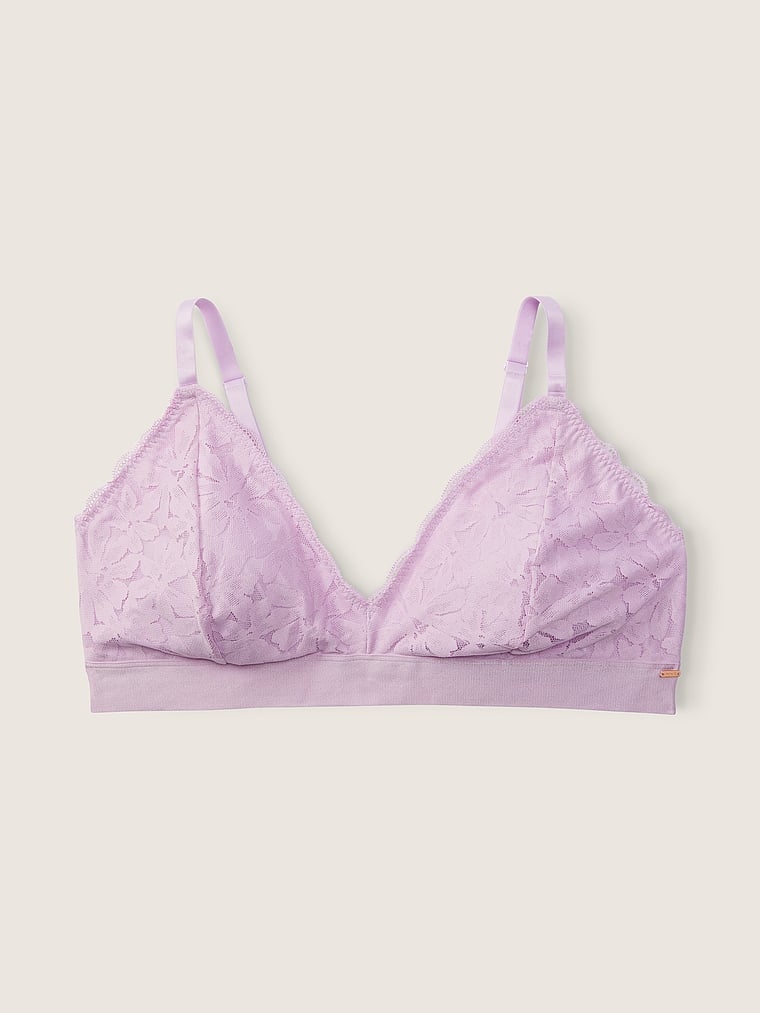 pink triangle bralette