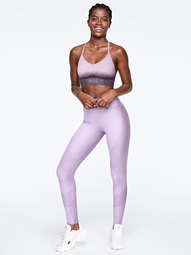 pink seamless workout tight