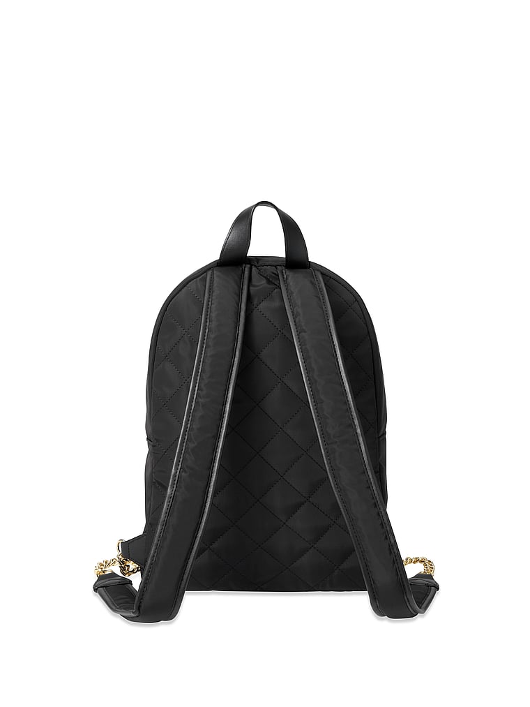 VictoriasSecret Studded V-Quilt City Backpack. 4