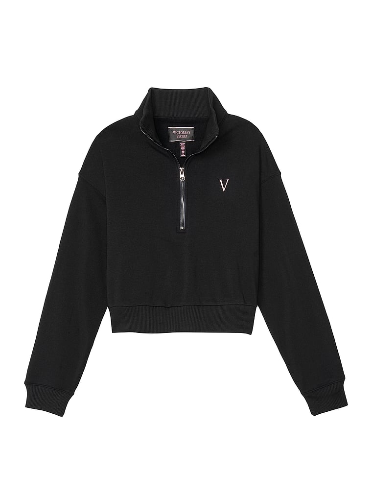 victoria secret half zip pullover