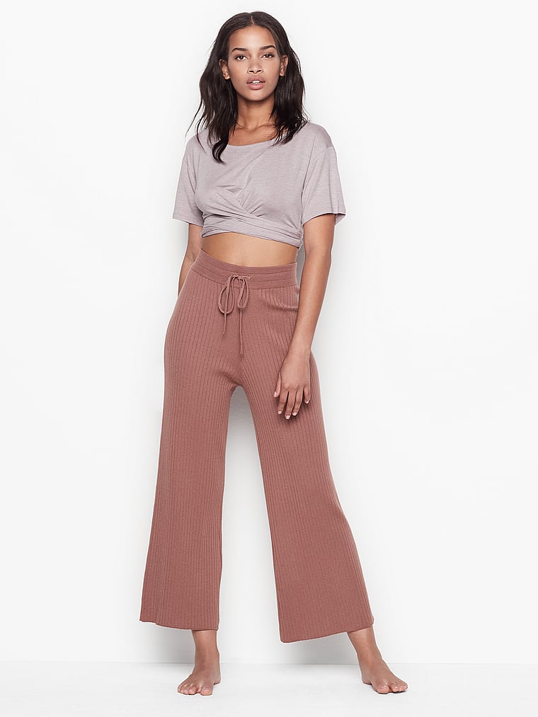 high waisted sweater pants
