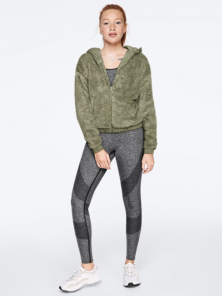 reversible teddy jacket