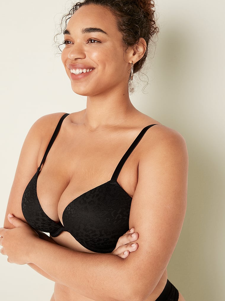 Underwired Heavily Padded Bra with Adjustable Straps