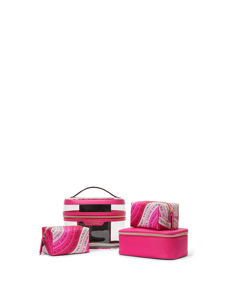 Victoria's Secret, Bags, Victoria Secret Train Case And Cosmetic Bag Set