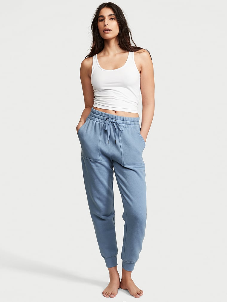 Cotton Fleece High-Rise Jogger 
