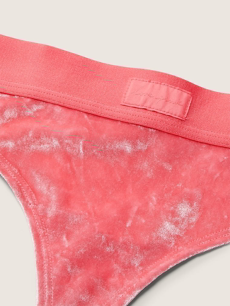 victoria secret pink velvet underwear