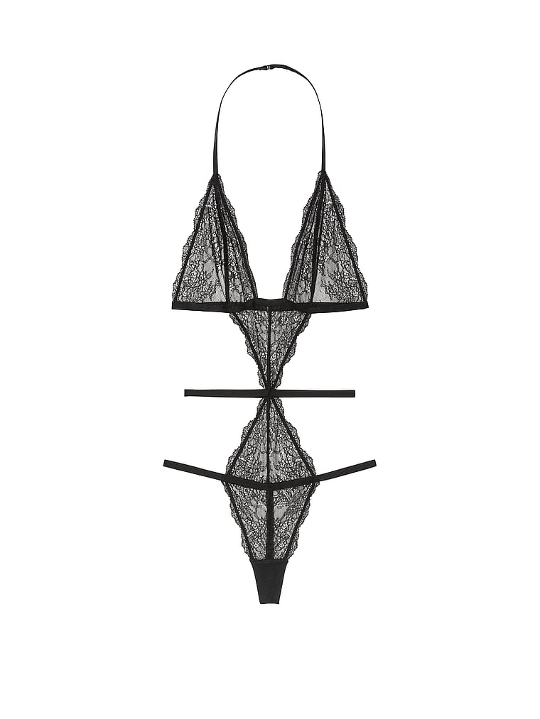 strappy eyelash lace teddy victoria's secret