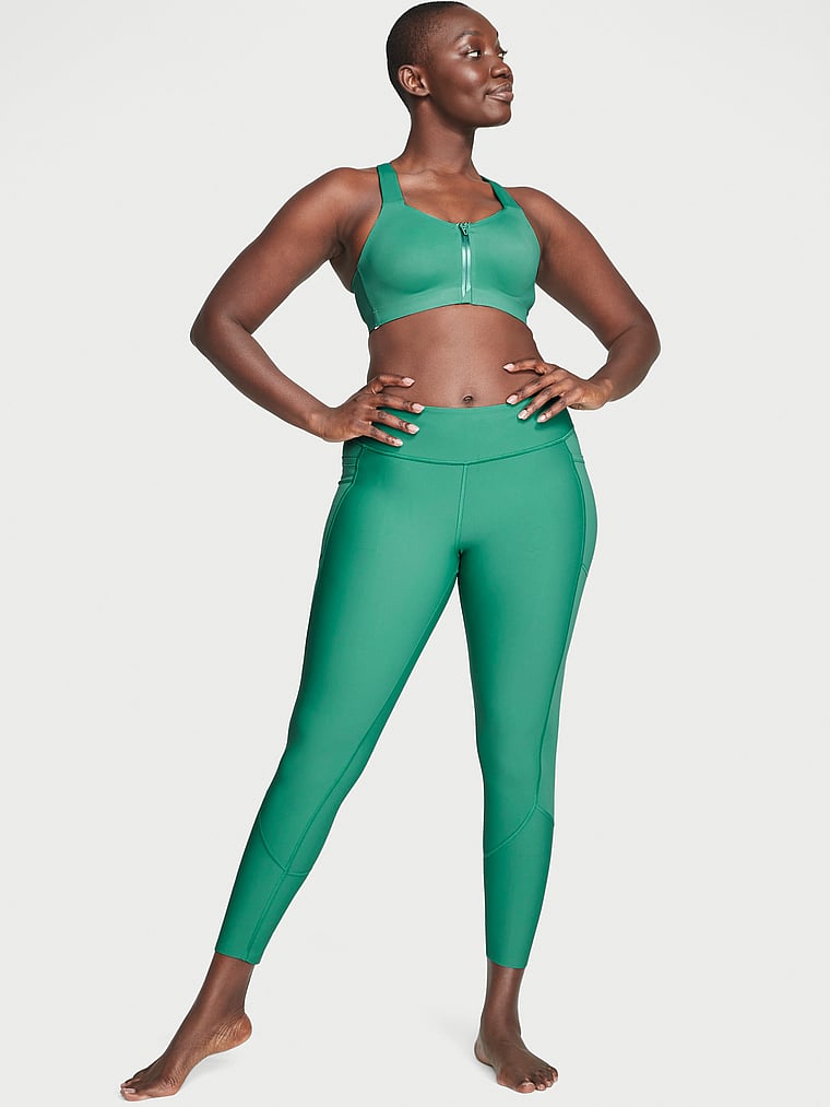 CORE, SUPER TENSION TIGHTS - Leggings with inner pocket - Green