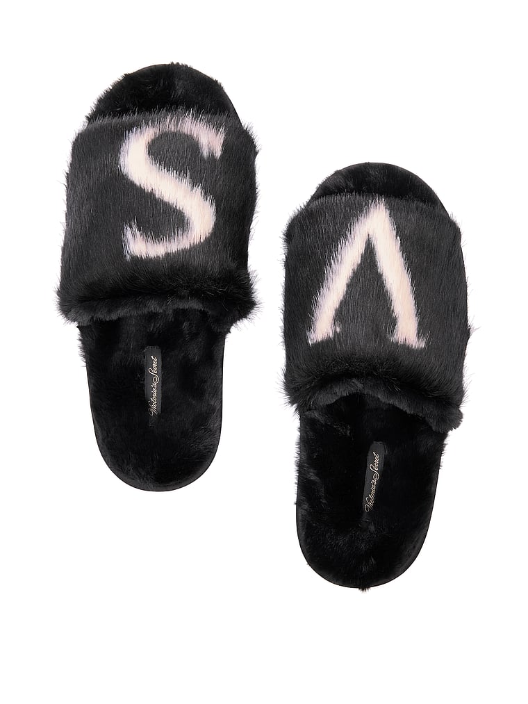 victoria secret pink open toe slippers