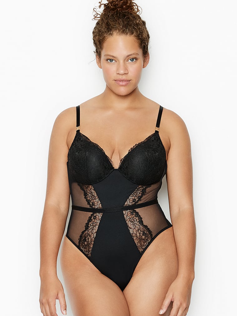 Victoria secret black bodysuit Clearance