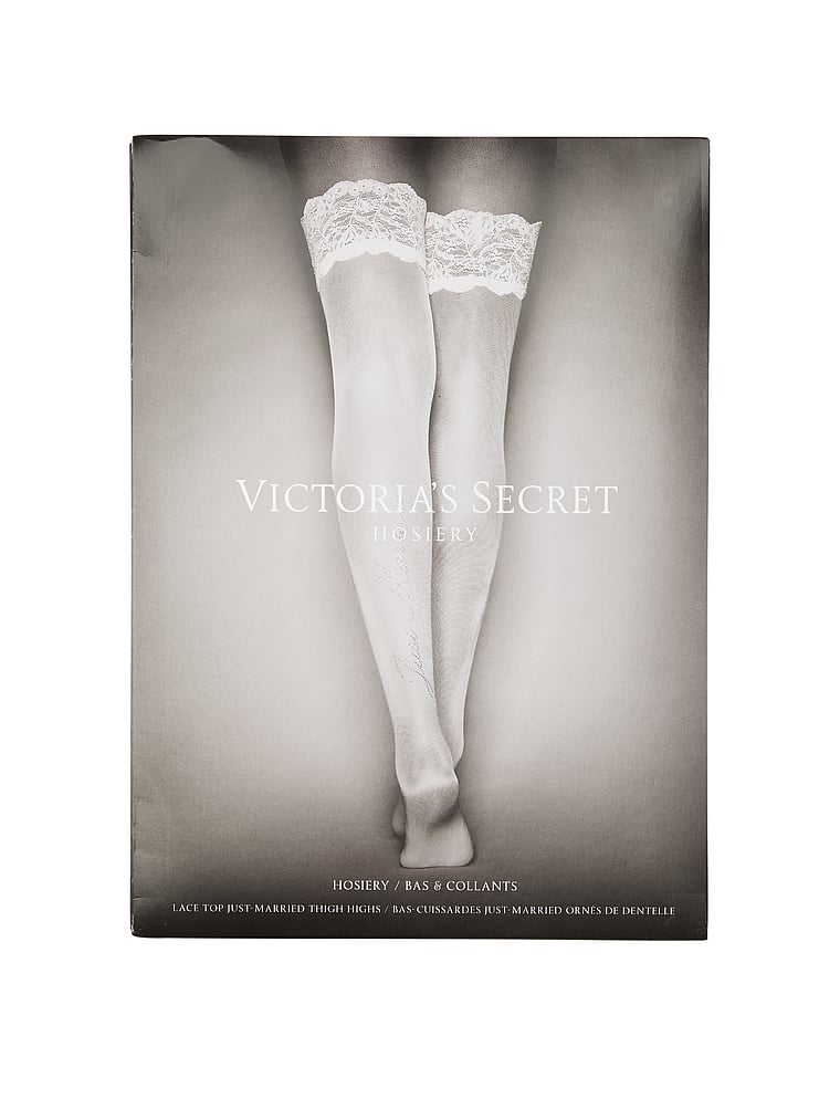 Lace Top Just-Married Thigh Highs 
