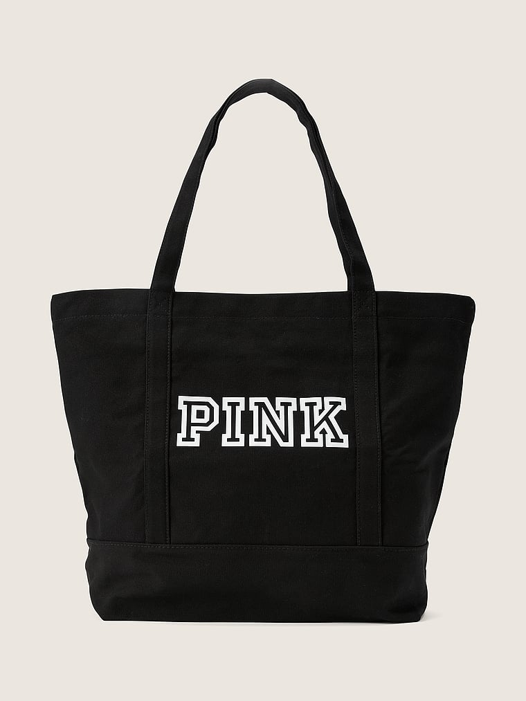 pink canvas tote